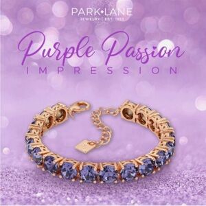 Park Lane Purple Passion Impression Bracelet NWT